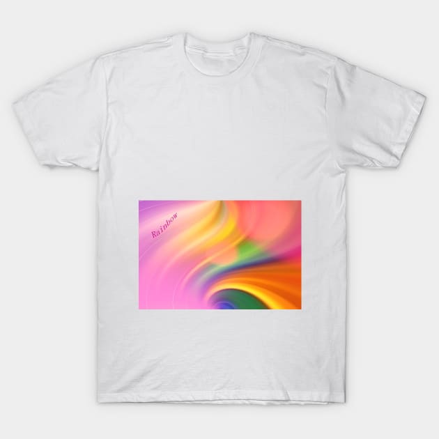 rainbow T-Shirt by amandeepkour